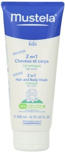 Mustela 2 in 1 Hair and Body Wash 200ml by Mustela