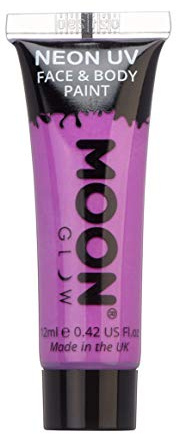 Moon Glow Intense Neon UV Face Paint, Purple