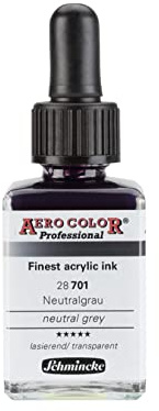 Schmincke AERO COLOR Professional Neutralgrau 28 ml, 28 701 023