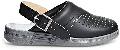 Zueco profesional ABEBA 7030 OB, suela antideslizante, negro, talla 40