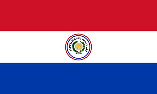 magFlags Bandera Large Paraguay 1988–1990 | Paraguay from 1988 to 1990 obverse | Paraguays flagga 1988 till 1990 | bandera horizontal | 1.35m² | 90x150cm
