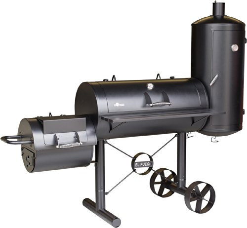 El Fuego Smoker-Grill Kiona Holzkohlegrill BBQ Barbecue Grill Smoker
