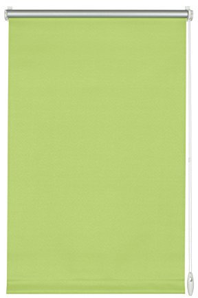 GARDINIA Estor enrollable con respaldo térmico para sujetar o pegar, Máxima reflexión de la luz, Ahorro de energía, Opaco, Todas las piezas de montaje incluidas, EASYFIX Persiana enrollable térmica, Verde manzana, 45 x 150 cm (An x Al)