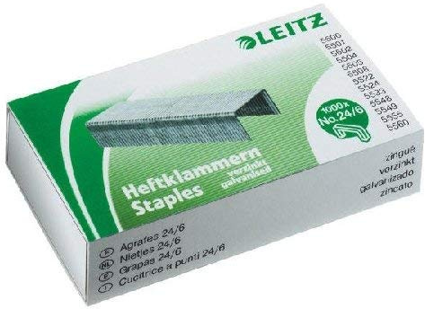 Heftklammern 24/6 verzinkt LEITZ 5570-00-00 1000St