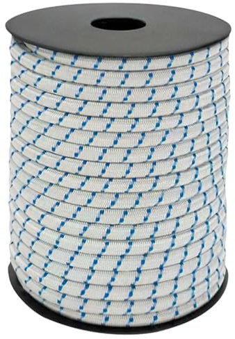 Cuerda Elástica Forrada 10 mm. Rollo de 100 Metros