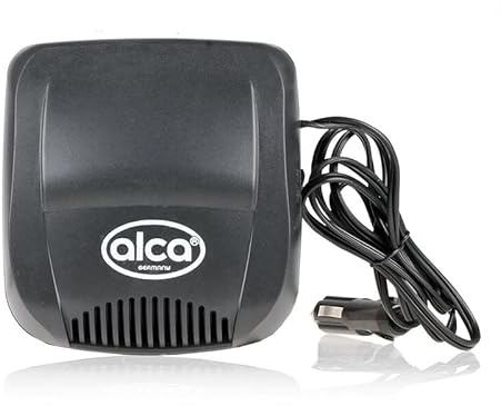 alca® Thermoventilator für 12V Auto Bordnetz, 150W, 1,4m | Heizlüfter oder Ventilator über umschaltbare Keramikheizung, Sicherer Betrieb durch integrierte 14-A-Sicherung am Stecker