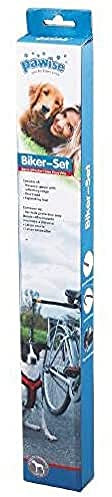 Pawise 13061 Fahrrad Abstandhalter Hunde Fahrradleine Führhalter Biker-Set