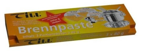 Pâte à brûler, 3 x 80g