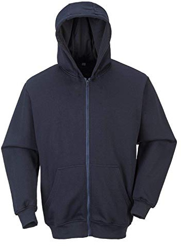 Portwest FR81 Felpa Ignifuga con Cappuccio Zip Frontale 2 Tasche Sicure