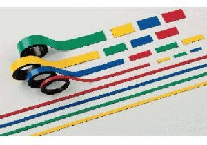 MAUL Magnetstreifen 0,5 x 100cm (2 Stück) | Magnetband selbsthaftend auf magnetischen Oberflächen | Magnetklebeband individuell zuschneidbar | Beschriftbar mit Marker | Gelb