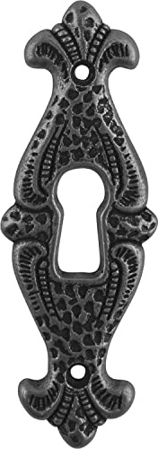 SIRO 365-70ZN8 Schlüsselschild Faial 2 ZN eisenf. brün. handle, eisenfärbig brüniert, 25 mm