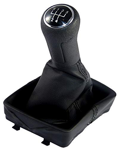 L&P A255 Soufflet de levier de vitesses + pommeau de levier de vitesses + Cadre 5 vitesses Kit complet Plug & Play Pièce de rechange pour 6Q1711113