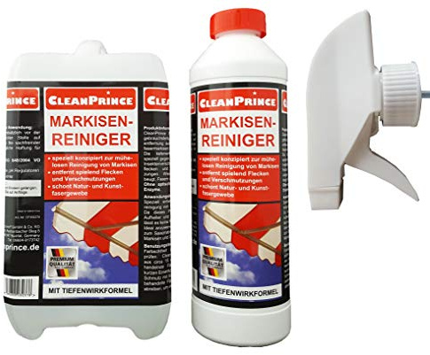 2,5 Liter MARKISEN-REINIGER Markisenreiniger Markisenreinigungsmittel Reiniger Reinigungsmittel Camping Zelte Markisen Sonnenschirme Sonnensegel