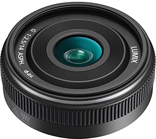Panasonic monofocal angle lens Micro Four Thirds for LUMIX G 14mm / F2.5 ASPH. Black H-H014A-K
