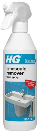 HG Limescale Remover Foam Spray, Kitchen & Bathroom Cleaner, Anti-Scale Surface Spray – 500ml