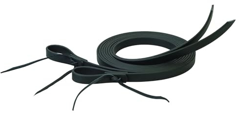Weaver Leather Trail Gear Split Reins, Black, 5/8 x 7'