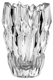 Nachtmann hochwertige Glasvase Quartz, Kristallglas, 16 cm, Made in Germany, 88333