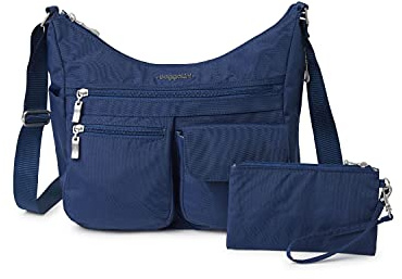 Baggallini Unisex Everywhere cross body handbags, Pacific, One Size UK