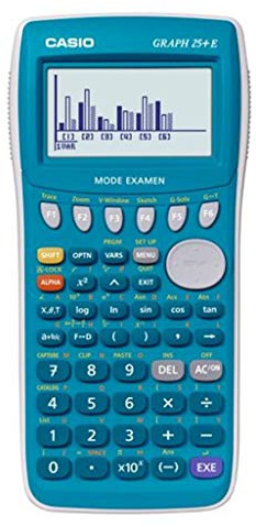 Casio Graph25+E Calculadora gráfica, color azul