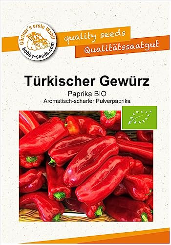 BIO-Paprikasamen Türkischer Gewürz Chili/Peperoni Portion