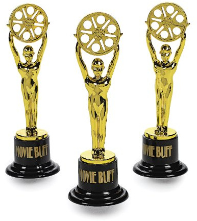 cama24com Mini Pokal Filmrolle im Gold Design 1 Stück mit Palandi® Sticker