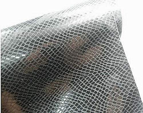 Neoxxim 6.6€/m2 Auto Folie - Schlangenleder Folie Schwarz 200 x 150 cm selbstklebend BLASENFREI Car Wrapping Klebefolie