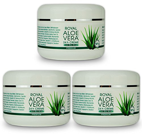 Royal Aloe Vera 24 h Gesichtscreme Tages/Nacht Creme mit 60% Bio Aloe Vera (3)