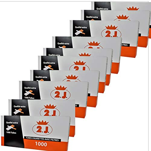 2.J. Tubes Cigarette par 1000 (10.000)