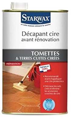 Décapant cire pour tomettes et terres cuites 1L