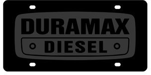 Eurosport Daytona- kompatibel mit – Chevrolet Duramax – Karbonstahl Kennzeichen
