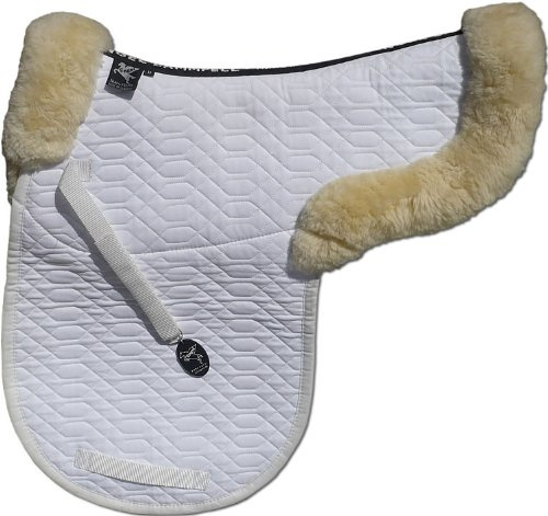 Engel Reitsport | SADEK2 | Lammfell Satteldecke | Fell in Sattellage | Fellrand vorne und hinten |
