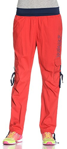 Zumba Fitness dam Cargo Soft-N-stretchbyxor, samba rosa, XS