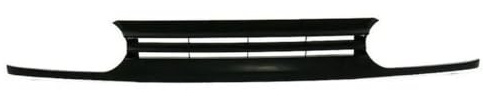 Kühler- Sport- Front- Rippen- Grill ohne Emblem Schwarz passend für VW Golf 3