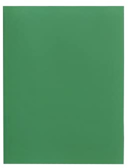 Enkel kartong Bristol 200 Gr - 25 x 34 cm Förpackning 50 stycken Grön