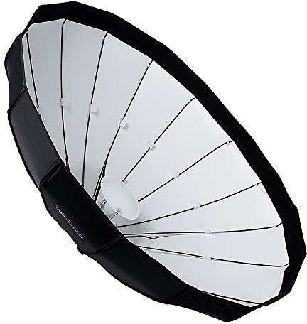 Pro Studio Solutions EZ-Pro Beauty Dish und Softbox Kombination mit Bowens-Speedring – Weiche, Faltbare Beauty Dish mit Speedring für Bajonett-Montage-Stroboskop, Blitz und Monolights