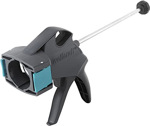 wolfcraft Kartuschenpresse MG 300 CLICK I 4355000 I Kompakte, ergonomische Kartuschenpistole mit automatischem Tropfstopp I Für 310 ml Kartuschen