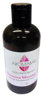 Romance Aceite De Masaje 125ml con naranja, Geranio y aceites esenciales de flor de cananga