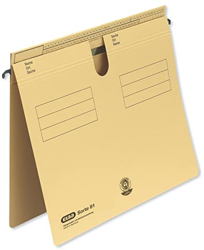 ELBA Hängehefter Sorte 81, gelb, 50er Pack