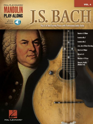 J.S. Bach Mandolin Songbook: Mandolin Play-Along Volume 4 (English Edition)