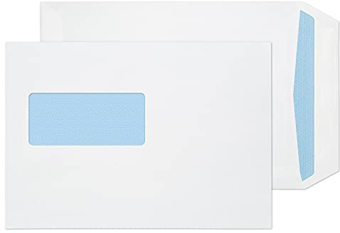 Blake Purely Everyday 90 gsm C5 229 x 162 mm Pocket Self Seal Window Envelopes (12084) White - Pack of 500