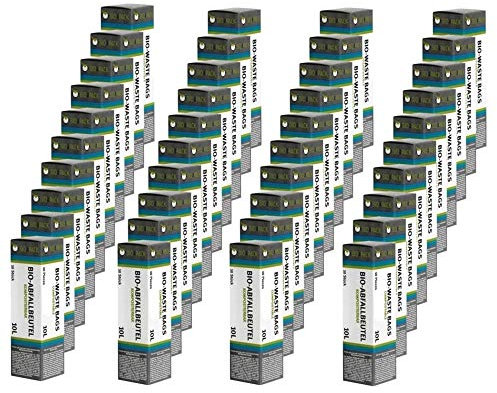 10 Liter Abfallbeutel /Biomüllbeutel / Biobeutel / Müllbeutel / Kompostbeutel 40 Rollen á 10 Stück Bio4Pack