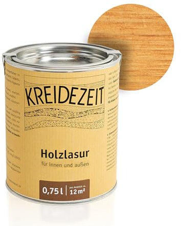 Holzlasur für Innen und außen 0,75 l farbig (Lärche)