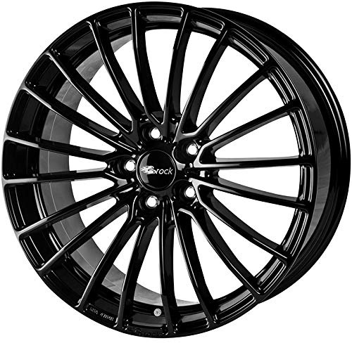 Brock B24 schwarz lackiert 7x17 ET38 4.00x100.00 Hub Hole 63.40 mm - Alu felgen