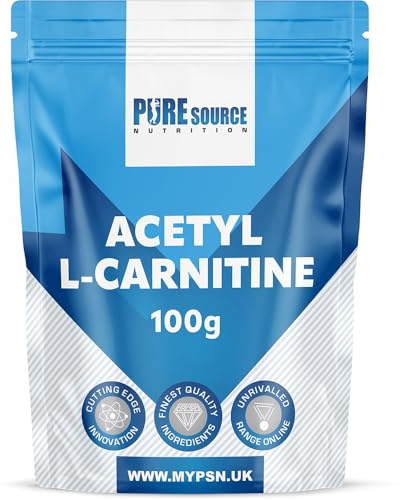 Pure Source Nutrion Acetyl L-Carnitine 100g Powder | Alcar | Vegan