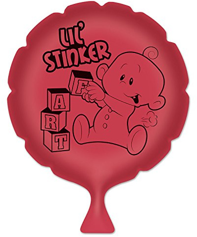 Beistle Novelty Lil Stinker Whoopee Cushion – Birthday Noisemakers Fart Prank Party Favors