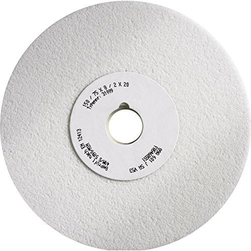 Tyrolit 31009 Schleifscheibe Konisch Form 3 Gerade Edelkorund, Korn 60, 150 mm x 8 mm x 20 mm