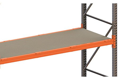 Spanplattenboden 2700 x 1100 x 38 mm mit abgesetzten Tiefenauflagen für multipal