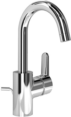 Ideal Standard B0112AA Waschtisch -Einhebelmischer BLUE 146mm, mit Ablauf-Garnitur und Eco- Funktion verchromt