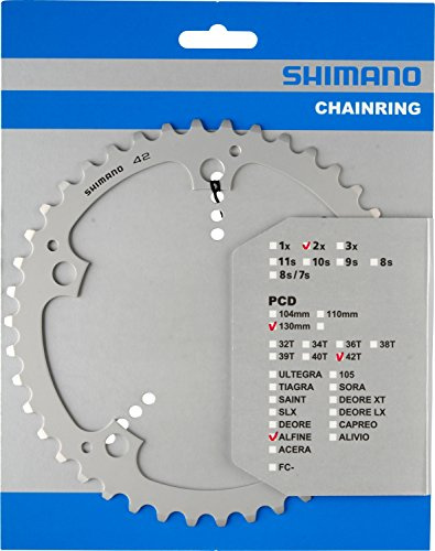 SHIMANO Alfine FC-S501 Kettenblatt 1-Fach Silber Ausführung 42 Zähne