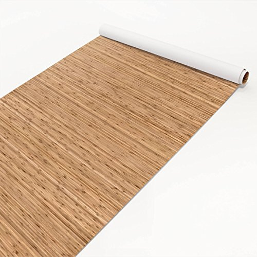 Apalis Klebefolie - Helle Bambus Optik - Folie mit schöner Maserung 50 x 50 cm